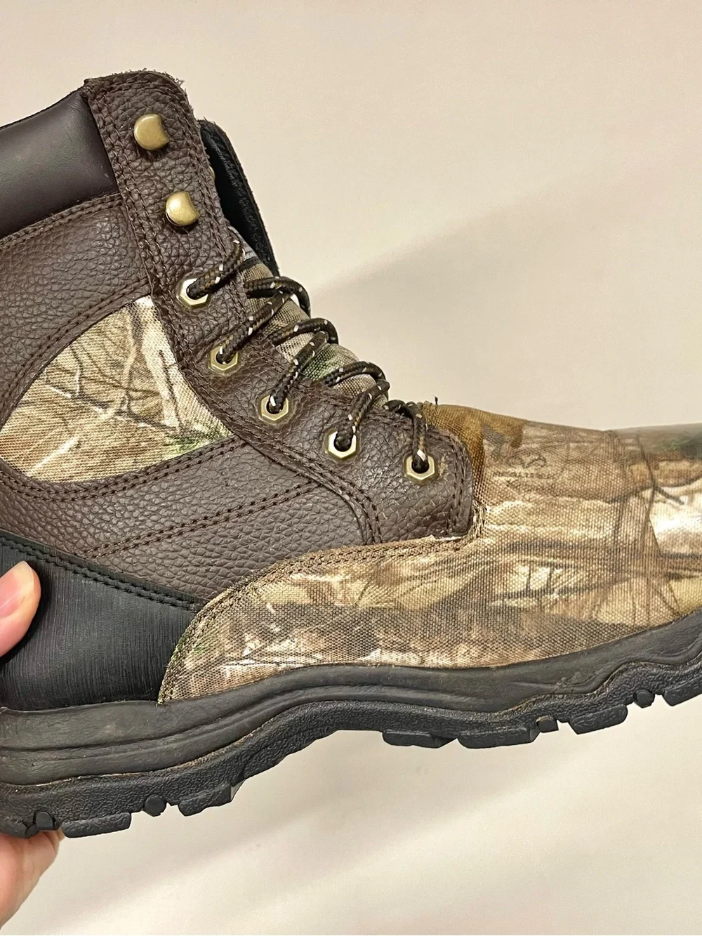 Herman Survivors Mens Size 9 Camo Hunting Boots 3M Thinsulate Waterproof